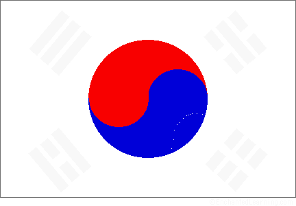 north korean flag. south nov north korea,